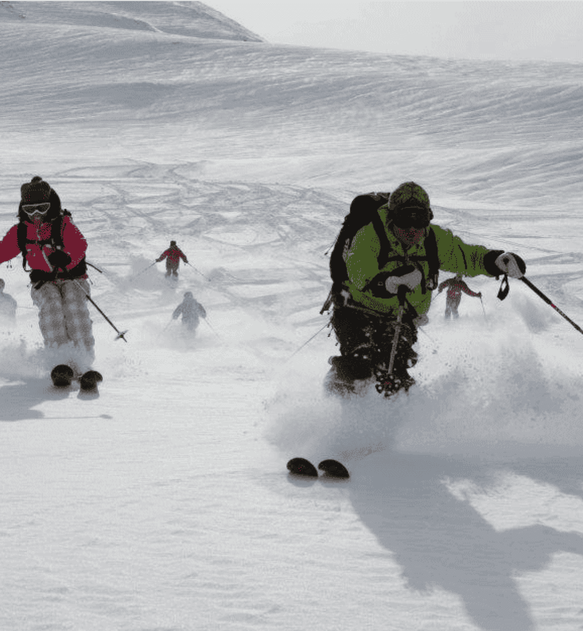 Freeride Varianten Light für Genießer und Senioren im Montafon