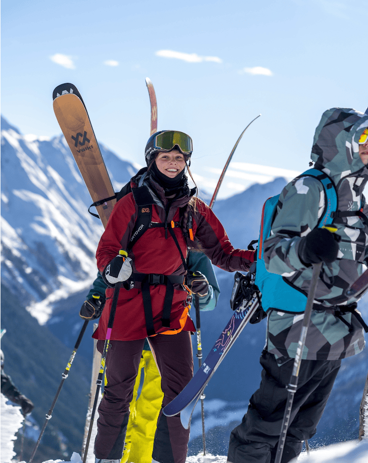 Tiefschnee und Freeride Kurse für Kinder und Familien mit Garhammer Ski Tours